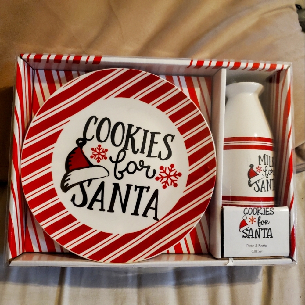 Cookies and Milk For Santa 2 pcs set